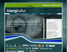 Tablet Screenshot of klangkultur.net